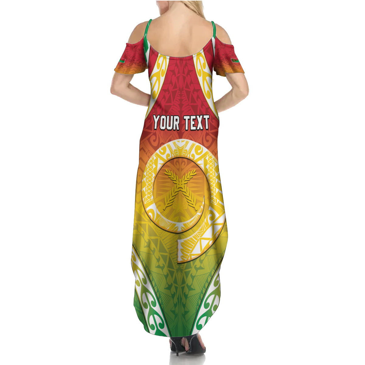 Personalised Vanuatu Family Matching Summer Maxi Dress and Hawaiian Shirt Proud To Be A Ni-Van With Tribal Pattern LT05 - Polynesian Pride