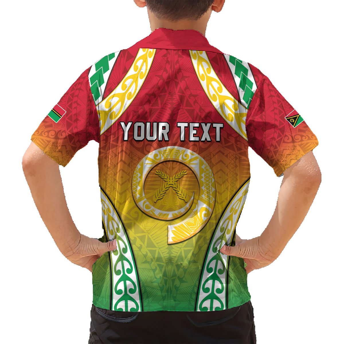 Personalised Vanuatu Hawaiian Shirt Proud To Be A Ni-Van With Tribal Pattern
