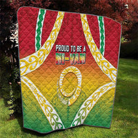 Vanuatu Quilt Proud To Be A Ni-Van With Tribal Pattern LT05 - Polynesian Pride