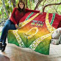 Vanuatu Quilt Proud To Be A Ni-Van With Tribal Pattern LT05 - Polynesian Pride