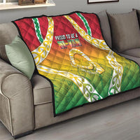 Vanuatu Quilt Proud To Be A Ni-Van With Tribal Pattern LT05 - Polynesian Pride