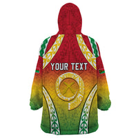 Personalised Vanuatu Wearable Blanket Hoodie Proud To Be A Ni-Van With Tribal Pattern LT05 - Polynesian Pride
