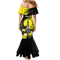 Personalised New Caledonia Day Family Matching Mermaid Dress and Hawaiian Shirt Kanaky Flag Coat Of Arms Polynesian Pattern LT05 - Polynesian Pride