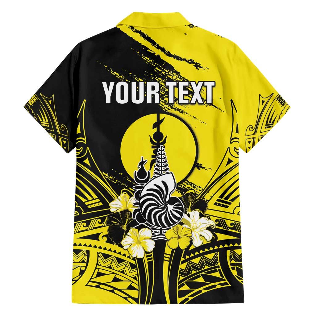 Personalised New Caledonia Day Family Matching Short Sleeve Bodycon Dress and Hawaiian Shirt Kanaky Flag Coat Of Arms Polynesian Pattern LT05 - Polynesian Pride