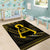 Polynesia Childhood Cancer Awareness Area Rug You Are Stronger Than Cancer