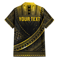 Personalised Polynesia Childhood Cancer Awareness Family Matching Long Sleeve Bodycon Dress and Hawaiian Shirt You Are Stronger Than Cancer