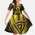 Personalised Polynesia Childhood Cancer Awareness Kid Short Sleeve Dress You Are Stronger Than Cancer