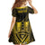 Personalised Polynesia Childhood Cancer Awareness Kid Short Sleeve Dress You Are Stronger Than Cancer