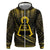 Personalised Polynesia Childhood Cancer Awareness Zip Hoodie You Are Stronger Than Cancer