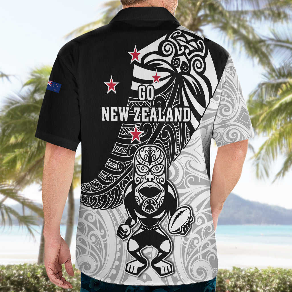 New Zealand Silver Fern Rugby Hawaiian Shirt World Cup 2023 Go Aotearoa Maori Pattern LT05 - Polynesian Pride