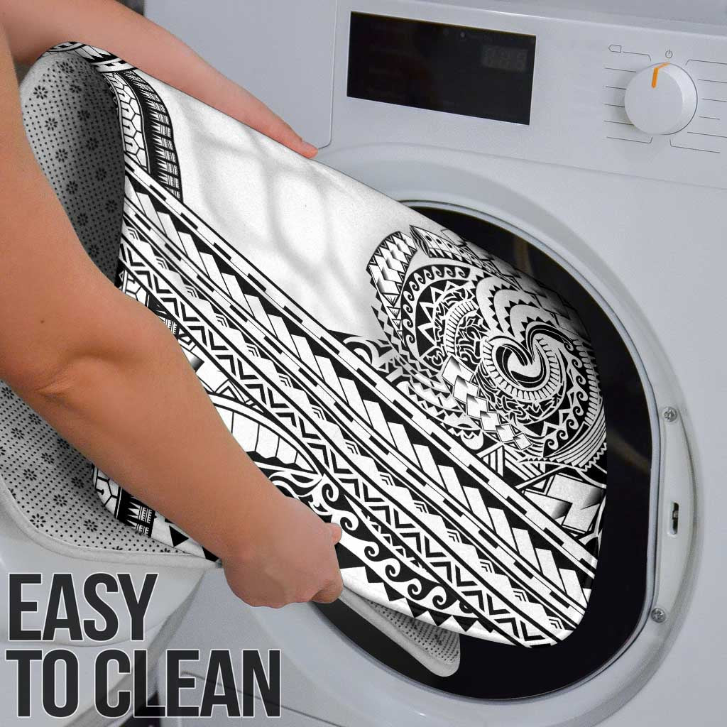 Polynesian Tattoo Inspired Cosplay Costume Bathroom Set Tribal Warrior White - Polynesian Pride