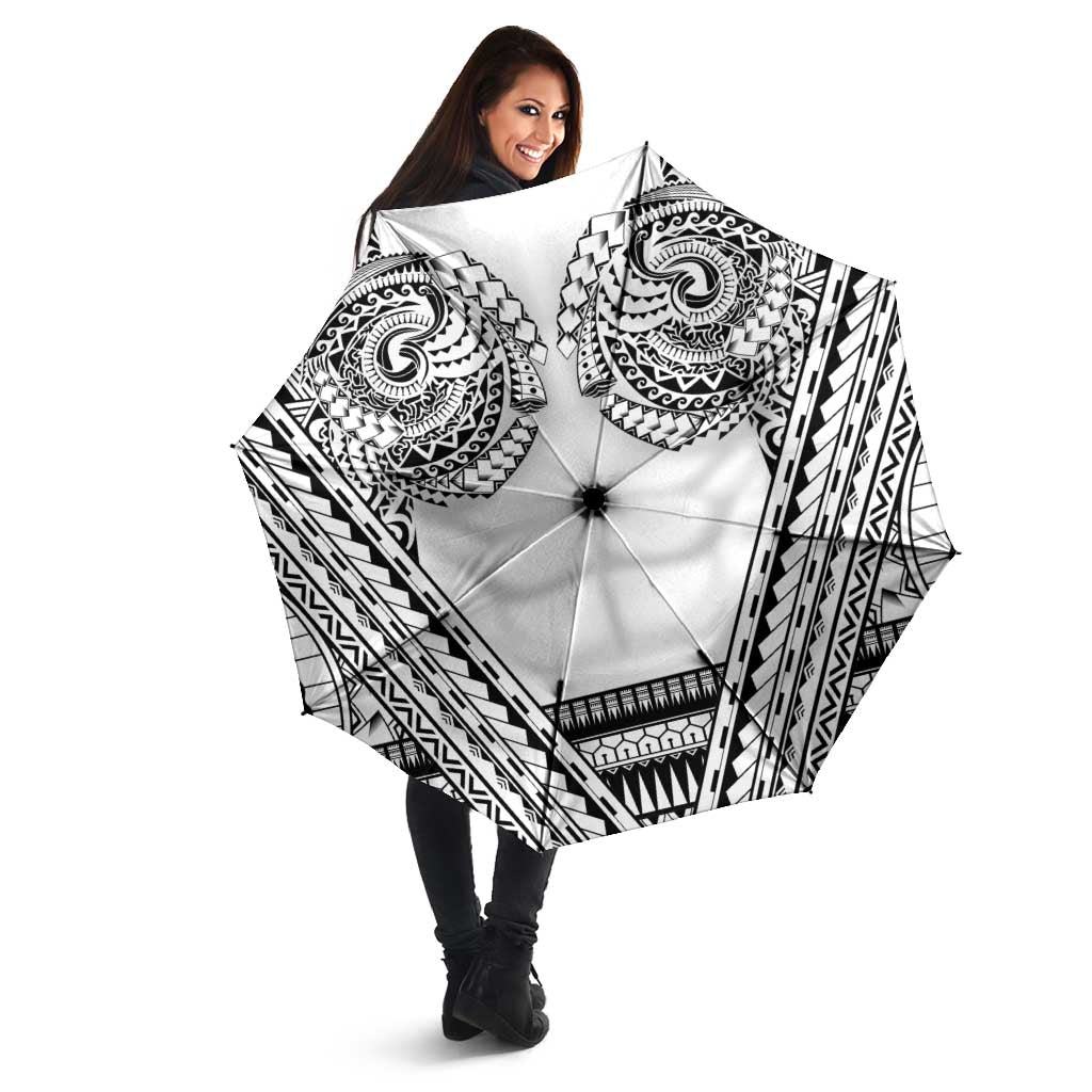 Polynesian Tattoo Inspired Cosplay Costume Umbrella Tribal Warrior White - Polynesian Pride