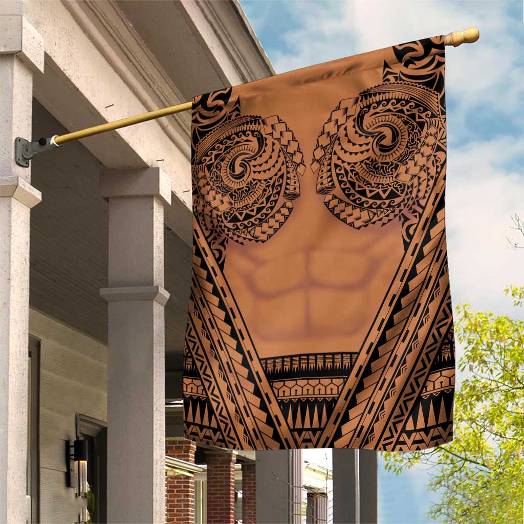 Polynesian Tattoo Inspired Cosplay Costume Garden Flag Tribal Warrior - Polynesian Pride