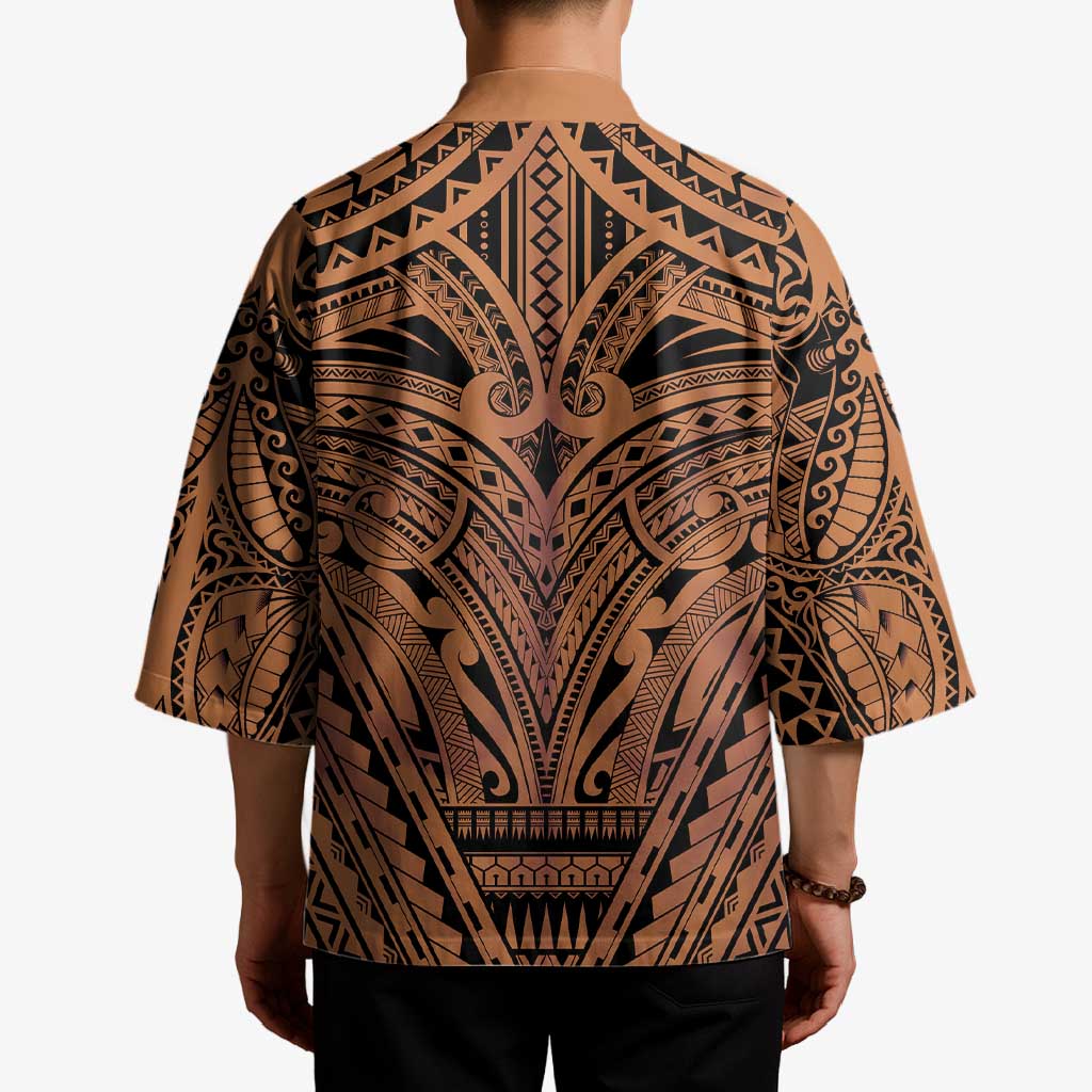 Polynesian Tattoo Inspired Cosplay Costume Kimono Tribal Warrior - Polynesian Pride