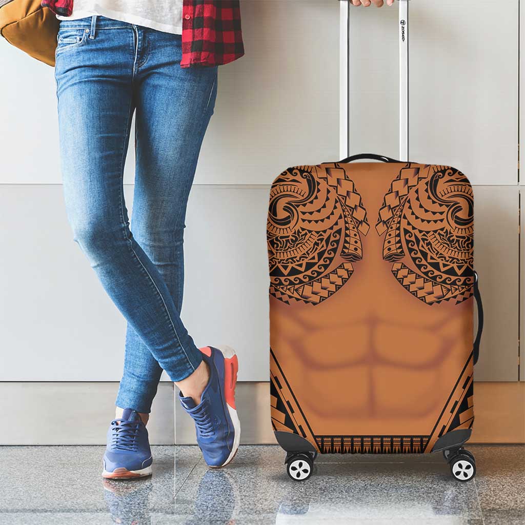 Polynesian Tattoo Inspired Cosplay Costume Luggage Cover Tribal Warrior - Polynesian Pride