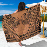 Polynesian Tattoo Inspired Cosplay Costume Sarong Tribal Warrior LT05 One Size 44 x 66 inches Brown - Polynesian Pride