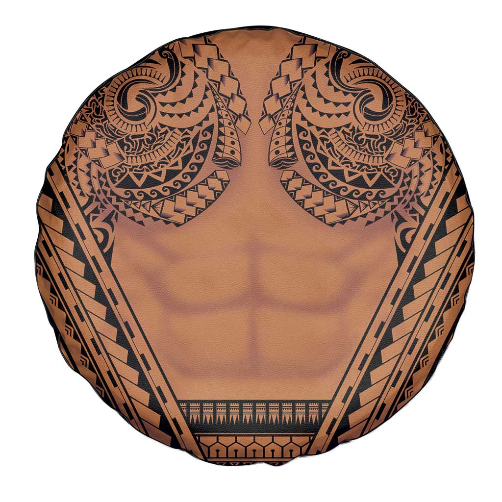 Polynesian Tattoo Inspired Cosplay Costume Spare Tire Cover Tribal Warrior - Polynesian Pride