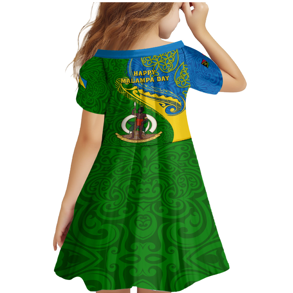 Malampa Day Family Matching Mermaid Dress and Hawaiian Shirt Sand Drawing Vanuatuan Pattern LT05 - Polynesian Pride