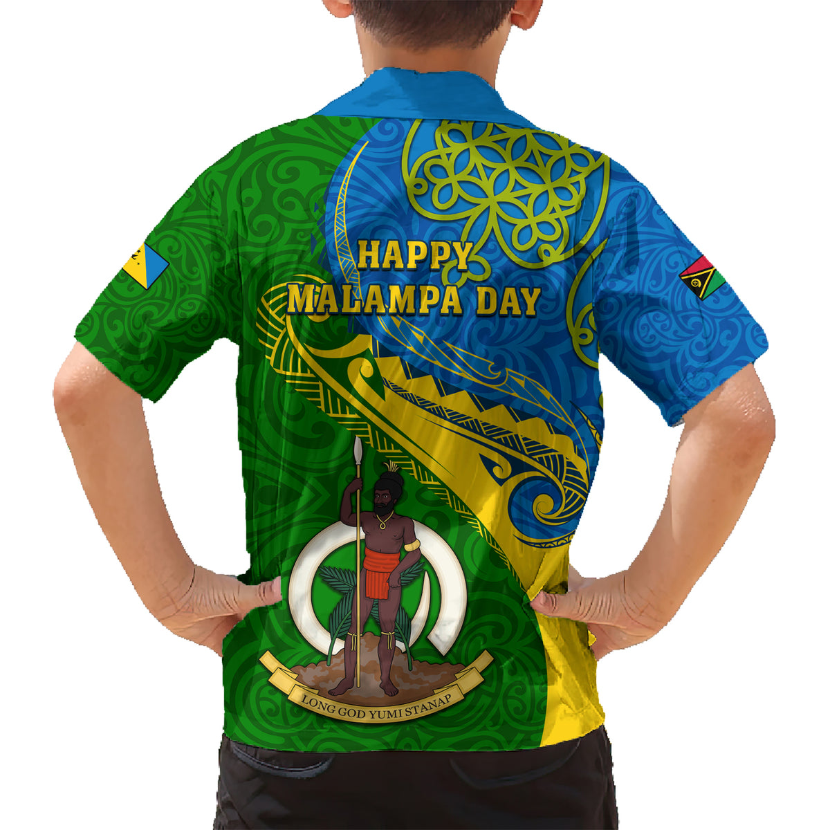 Malampa Day Family Matching Short Sleeve Bodycon Dress and Hawaiian Shirt Sand Drawing Vanuatuan Pattern LT05 - Polynesian Pride
