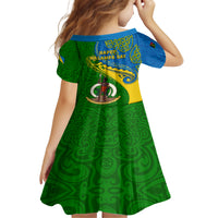 Malampa Day Family Matching Tank Maxi Dress and Hawaiian Shirt Sand Drawing Vanuatuan Pattern LT05 - Polynesian Pride