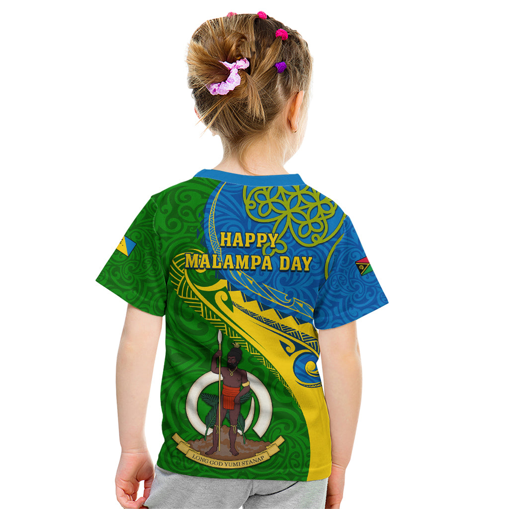 Malampa Day Kid T Shirt Sand Drawing Vanuatuan Pattern LT05 - Polynesian Pride