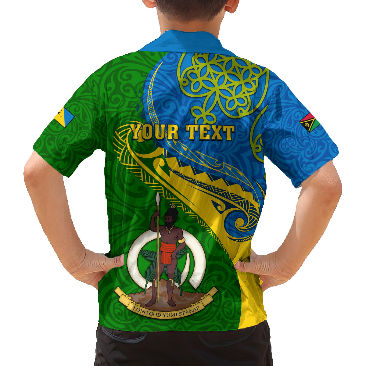 Personalized Malampa Day Family Matching Tank Maxi Dress and Hawaiian Shirt Sand Drawing Vanuatuan Pattern LT05 - Polynesian Pride
