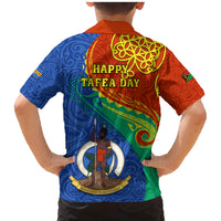 Tafea Day Family Matching Mermaid Dress and Hawaiian Shirt Sand Drawing Vanuatuan Pattern LT05 - Polynesian Pride
