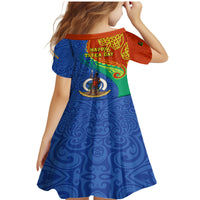 Tafea Day Family Matching Mermaid Dress and Hawaiian Shirt Sand Drawing Vanuatuan Pattern LT05 - Polynesian Pride