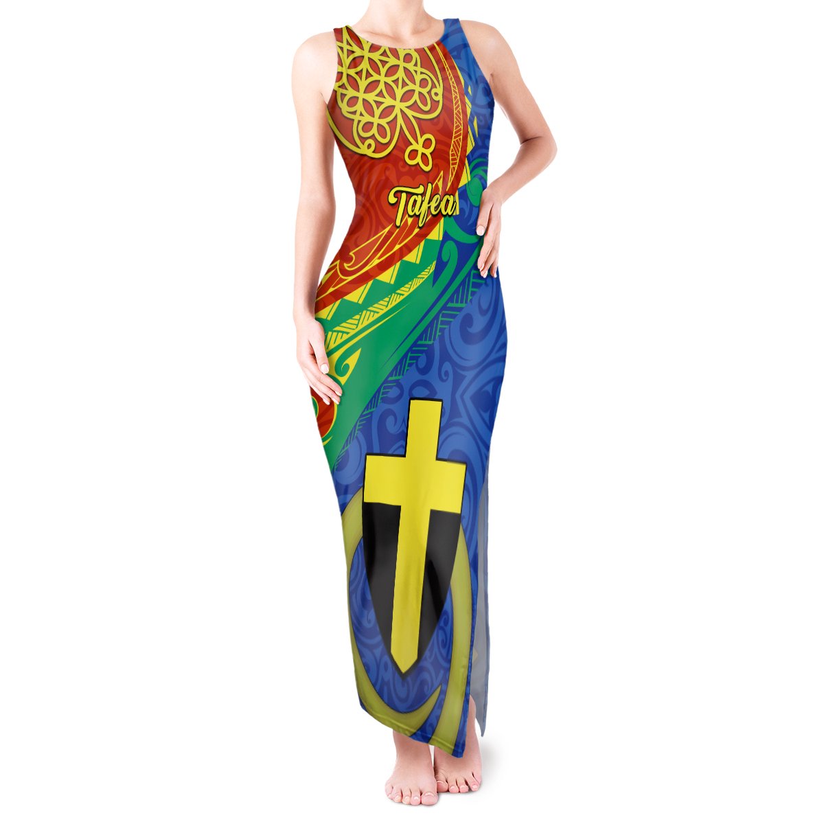 tafea-day-tank-maxi-dress-sand-drawing-vanuatuan-pattern