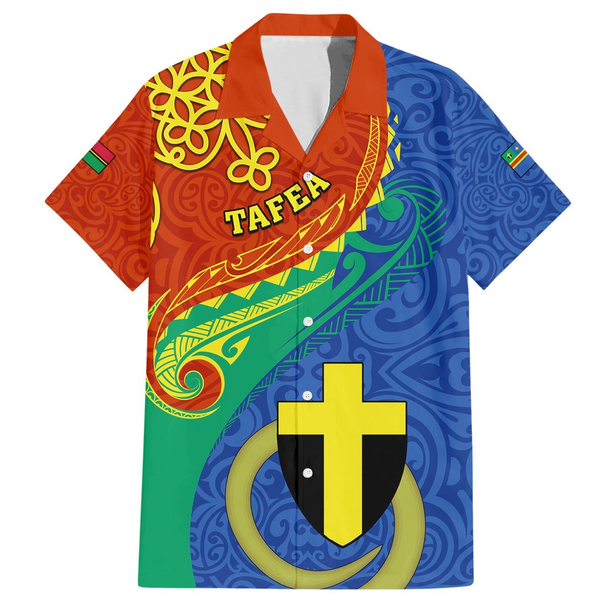 Personalized Tafea Day Hawaiian Shirt Sand Drawing Vanuatuan Pattern LT05 Blue - Polynesian Pride