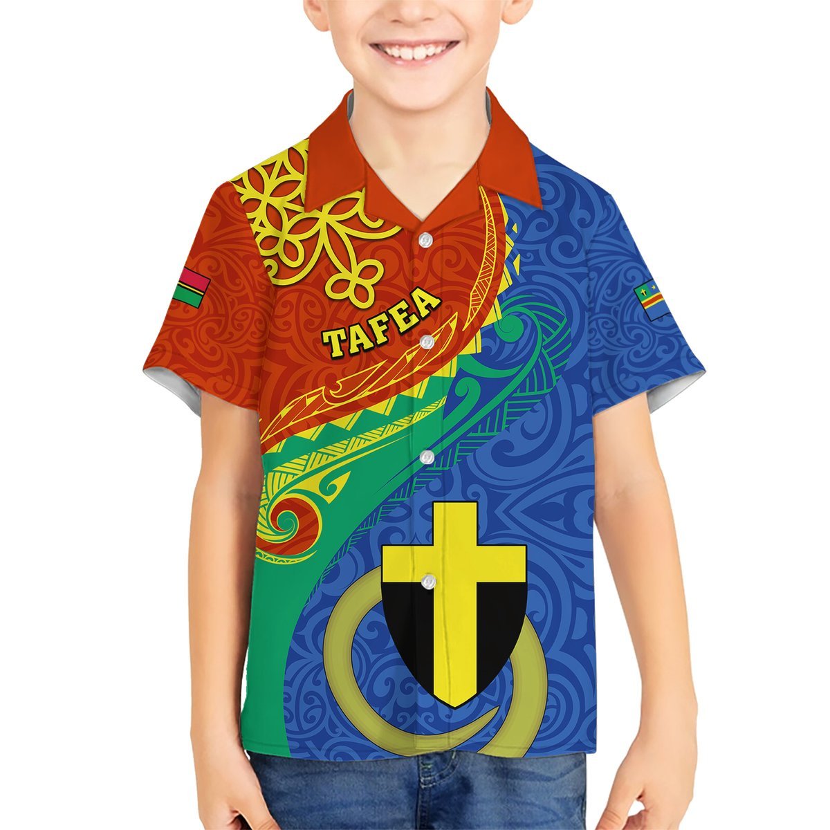 Personalized Tafea Day Hawaiian Shirt Sand Drawing Vanuatuan Pattern LT05 - Polynesian Pride