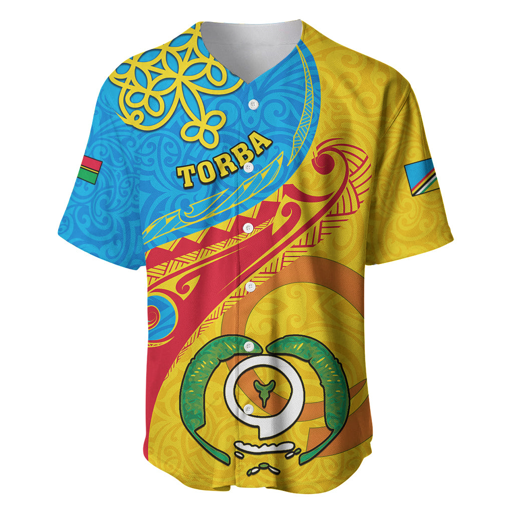 Torba Day Baseball Jersey Sand Drawing Vanuatuan Pattern LT05 Yellow - Polynesian Pride