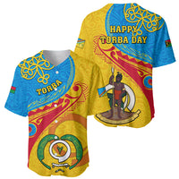 Torba Day Baseball Jersey Sand Drawing Vanuatuan Pattern LT05 - Polynesian Pride
