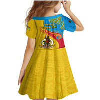 Torba Day Family Matching Mermaid Dress and Hawaiian Shirt Sand Drawing Vanuatuan Pattern LT05 - Polynesian Pride