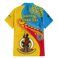 Torba Day Family Matching Mermaid Dress and Hawaiian Shirt Sand Drawing Vanuatuan Pattern LT05 - Polynesian Pride