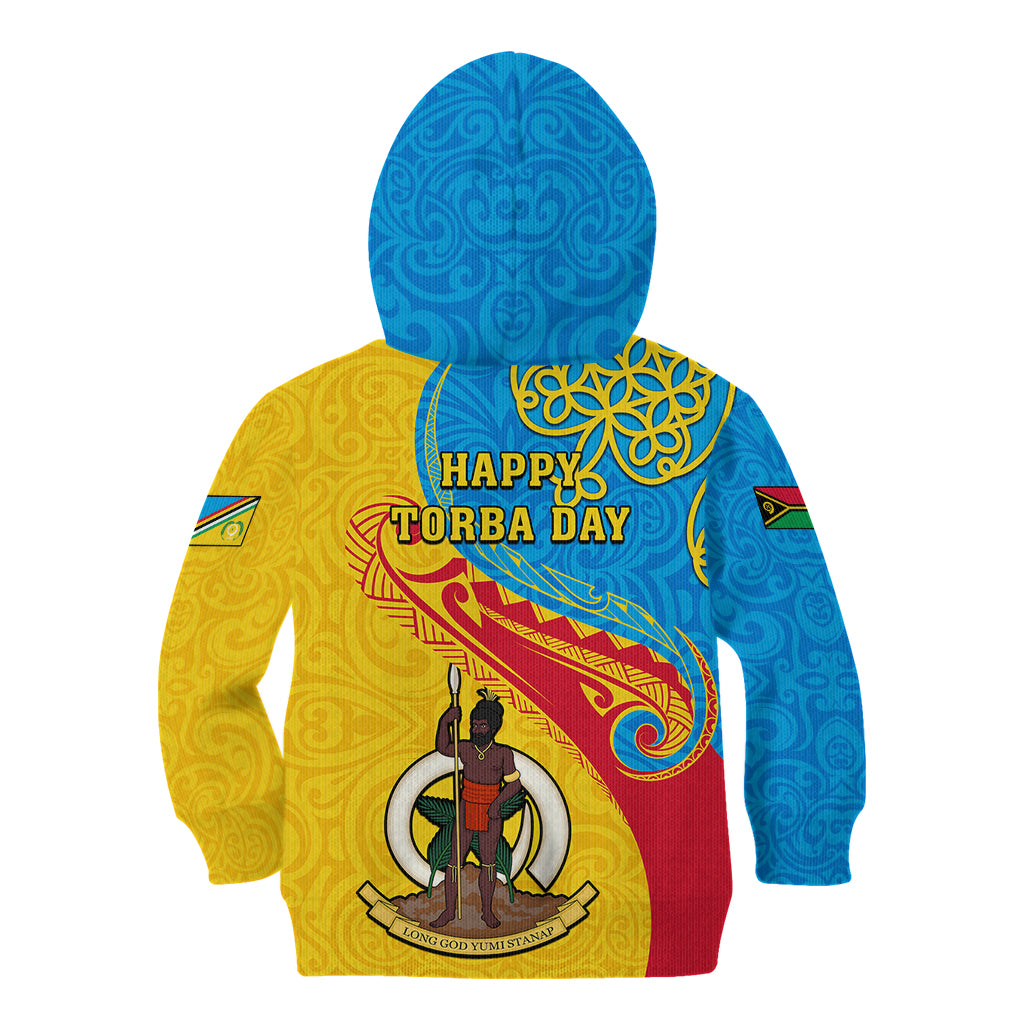 Torba Day Kid Hoodie Sand Drawing Vanuatuan Pattern LT05 - Polynesian Pride