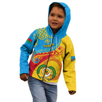 Torba Day Kid Hoodie Sand Drawing Vanuatuan Pattern LT05 - Polynesian Pride