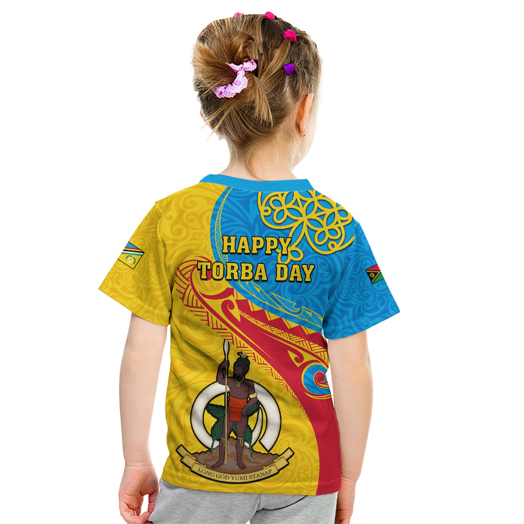 Torba Day Kid T Shirt Sand Drawing Vanuatuan Pattern LT05 - Polynesian Pride