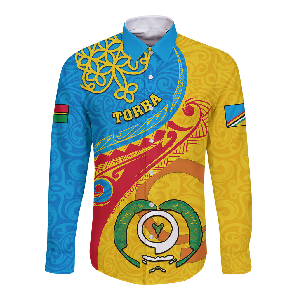 torba-day-long-sleeve-button-shirt-sand-drawing-vanuatuan-pattern