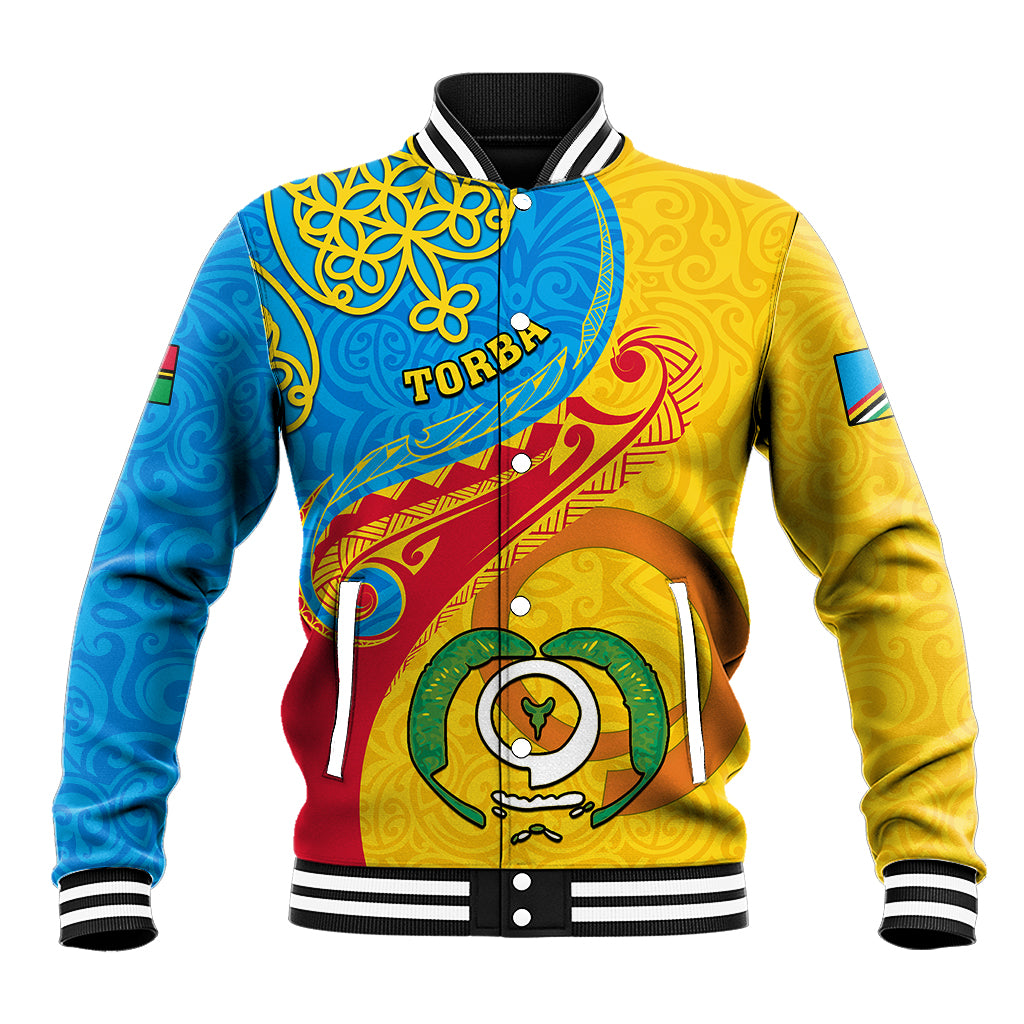 Personalized Torba Day Baseball Jacket Sand Drawing Vanuatuan Pattern LT05 Unisex Yellow - Polynesian Pride