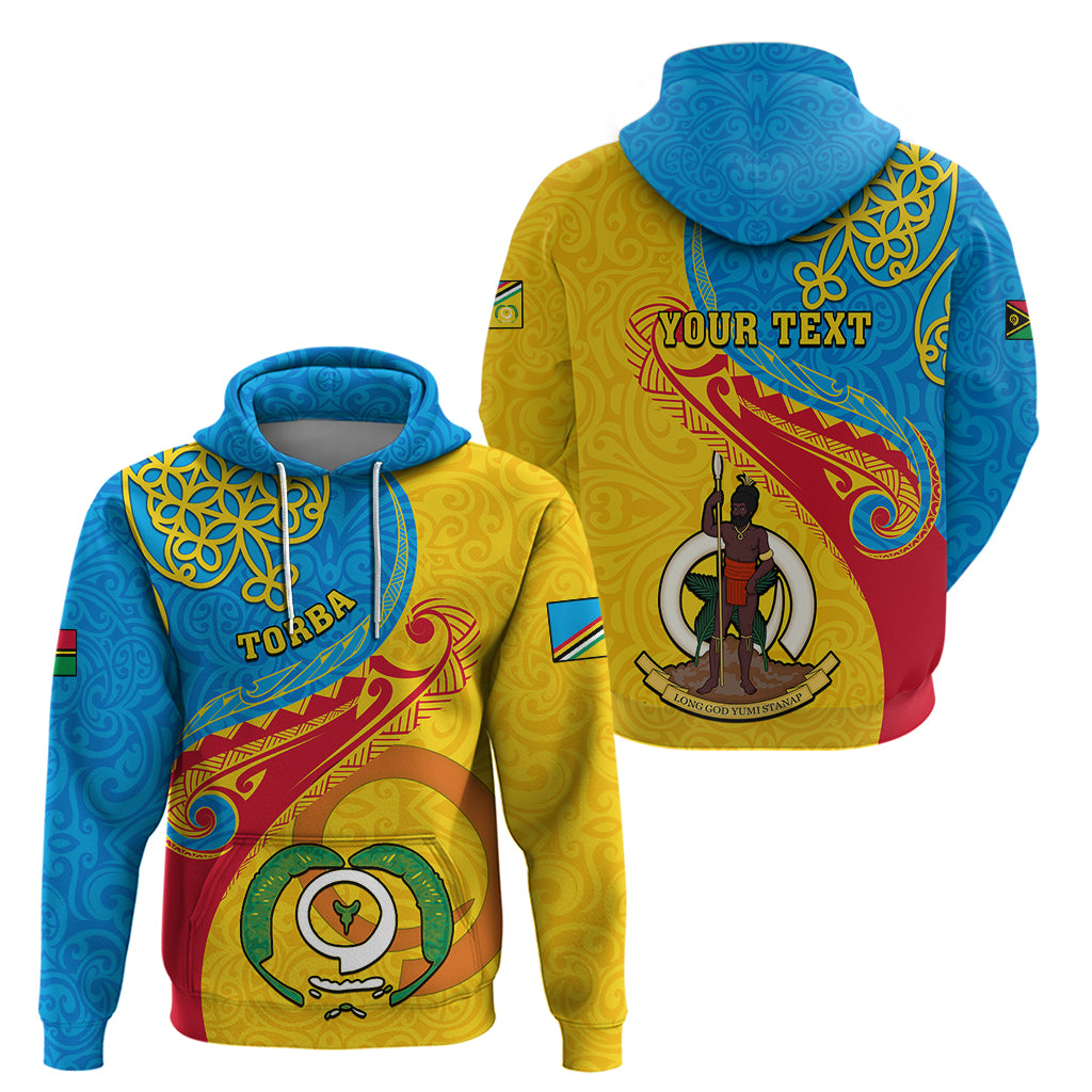 Personalized Torba Day Hoodie Sand Drawing Vanuatuan Pattern LT05 - Polynesian Pride