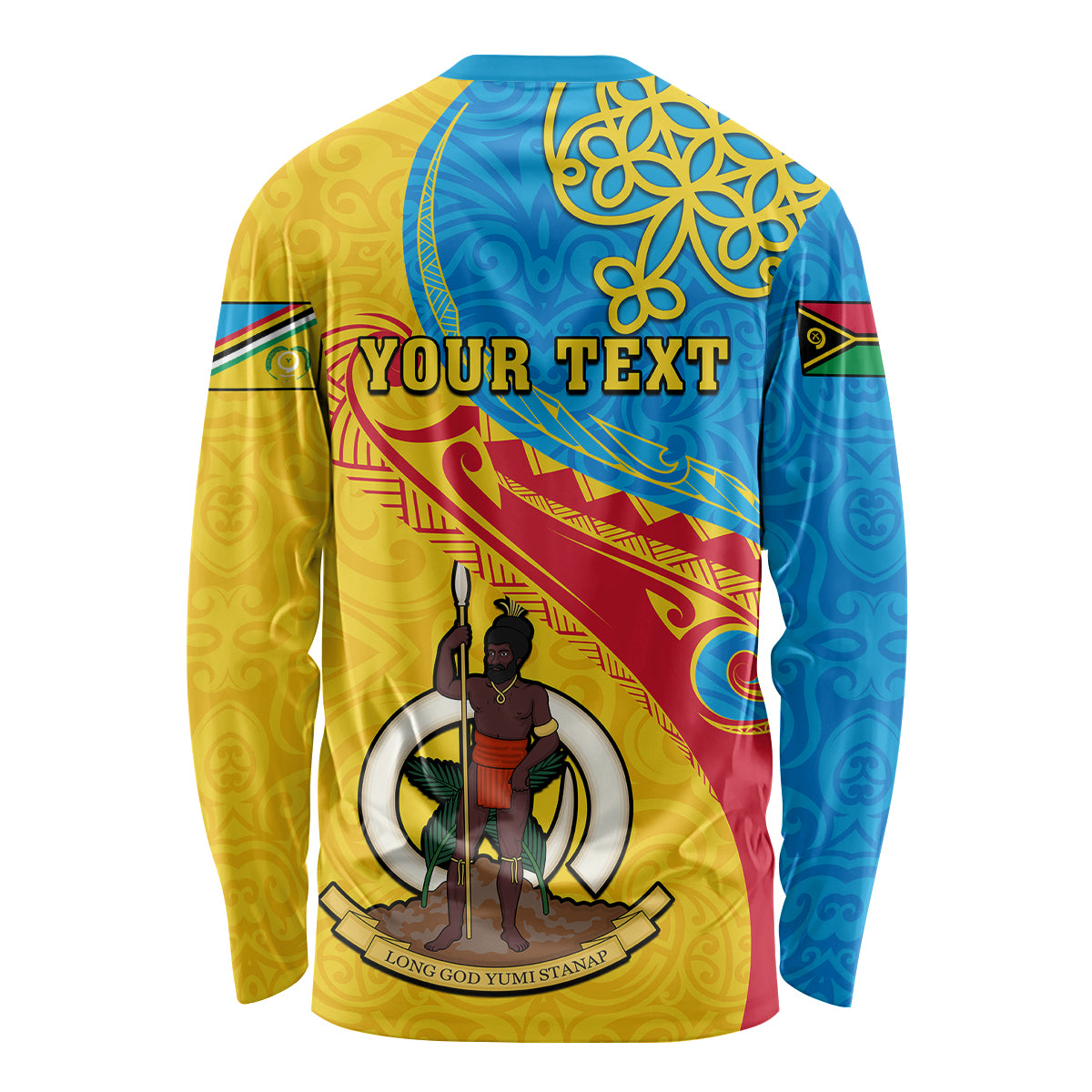 Personalized Torba Day Long Sleeve Shirt Sand Drawing Vanuatuan Pattern LT05 - Polynesian Pride