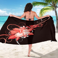 Hawaii Makahiki Kanaka Maoli Sarong Red Hibiscus Floral Vibes LT05 - Polynesian Pride