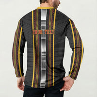 Personalised Salelologa Samoa Button Sweatshirt Samoan Tribal Pattern LT05 - Polynesian Pride