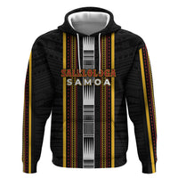 Personalised Salelologa Samoa Hoodie Samoan Tribal Pattern LT05 Pullover Hoodie Black - Polynesian Pride