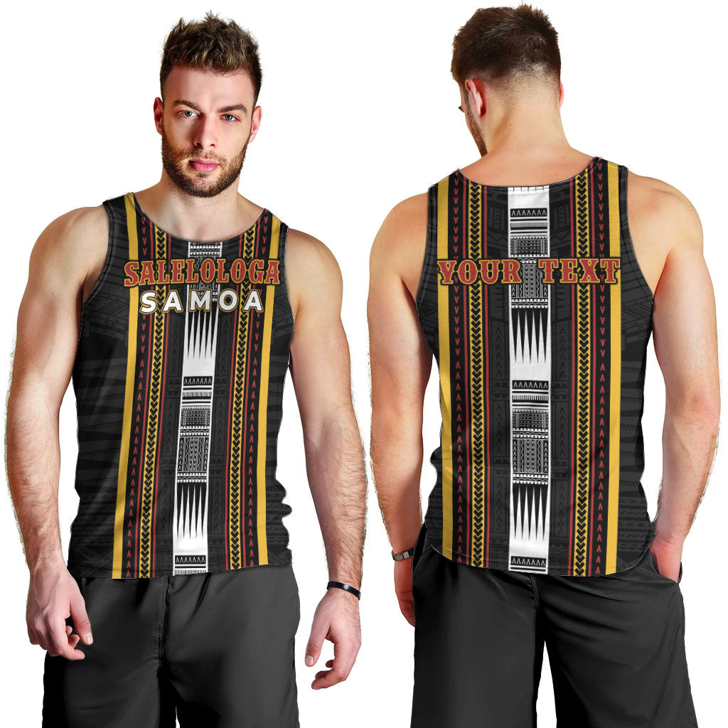 Personalised Salelologa Samoa Men Tank Top Samoan Tribal Pattern LT05 - Polynesian Pride