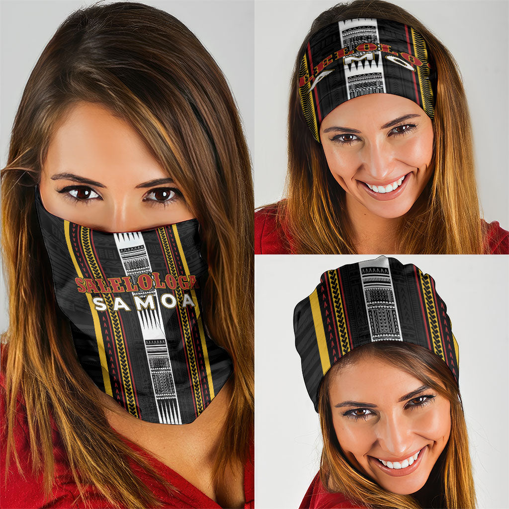 Salelologa Samoa Neck Gaiter Samoan Tribal Pattern LT05 - Polynesian Pride