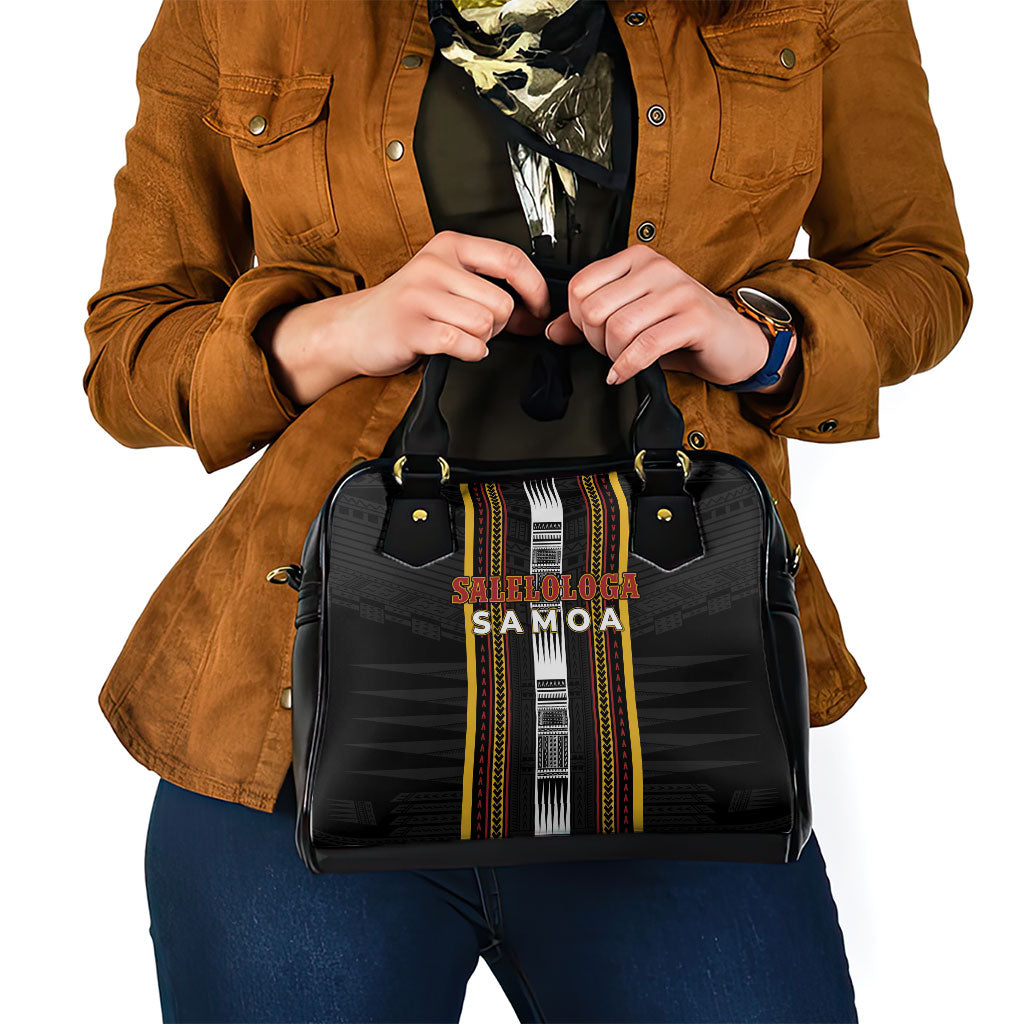 Salelologa Samoa Shoulder Handbag Samoan Tribal Pattern LT05 - Polynesian Pride