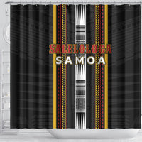 Salelologa Samoa Shower Curtain Samoan Tribal Pattern LT05 - Polynesian Pride