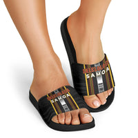 Salelologa Samoa Slide Sandals Samoan Tribal Pattern LT05 - Polynesian Pride